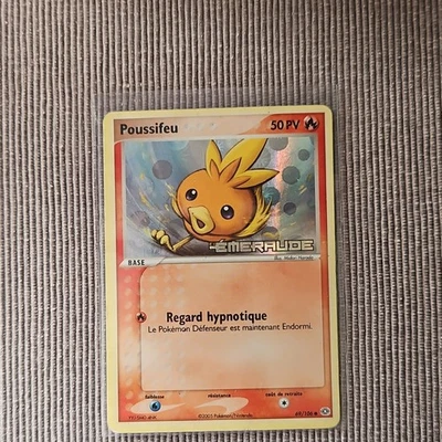 Pokémon Ex Émeraude Poussifeu Reverse Stamp 69/106 Holo FR 2005 - Photo 1/2