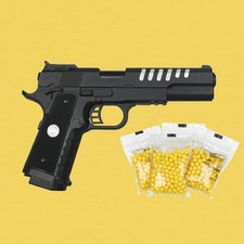 ClassicToy 6mm BB Pistol Toy Black for Recreational Target Practice
