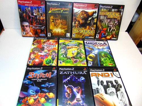 New ListingPlaystation 2, PS2 Games All Complete In Box,  Lot of 10, Very Good