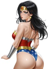 Wonder Woman Waifu Weatherproof Anime Sticker 6 Car Decal Wonder Woman Waifu Weatherproof Anime Sticker 6 Car Decal