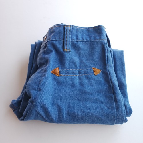 Vintage 1960s Sears Perma Prest Denim Colored Kids Size 14 Pants - 第 1/13 張圖片
