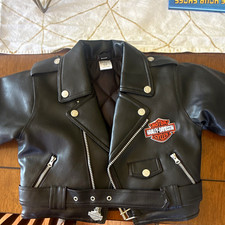 Harley-Davidson Toddler Black Faux Leather Mo...