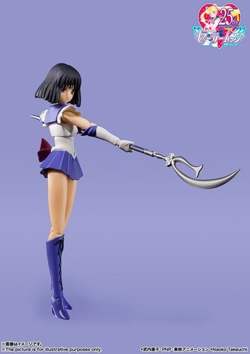 Bandai S.H. Figuarts Sailor Moon Sailor Saturn Edición Color Animación - Imagen 5 de 5
