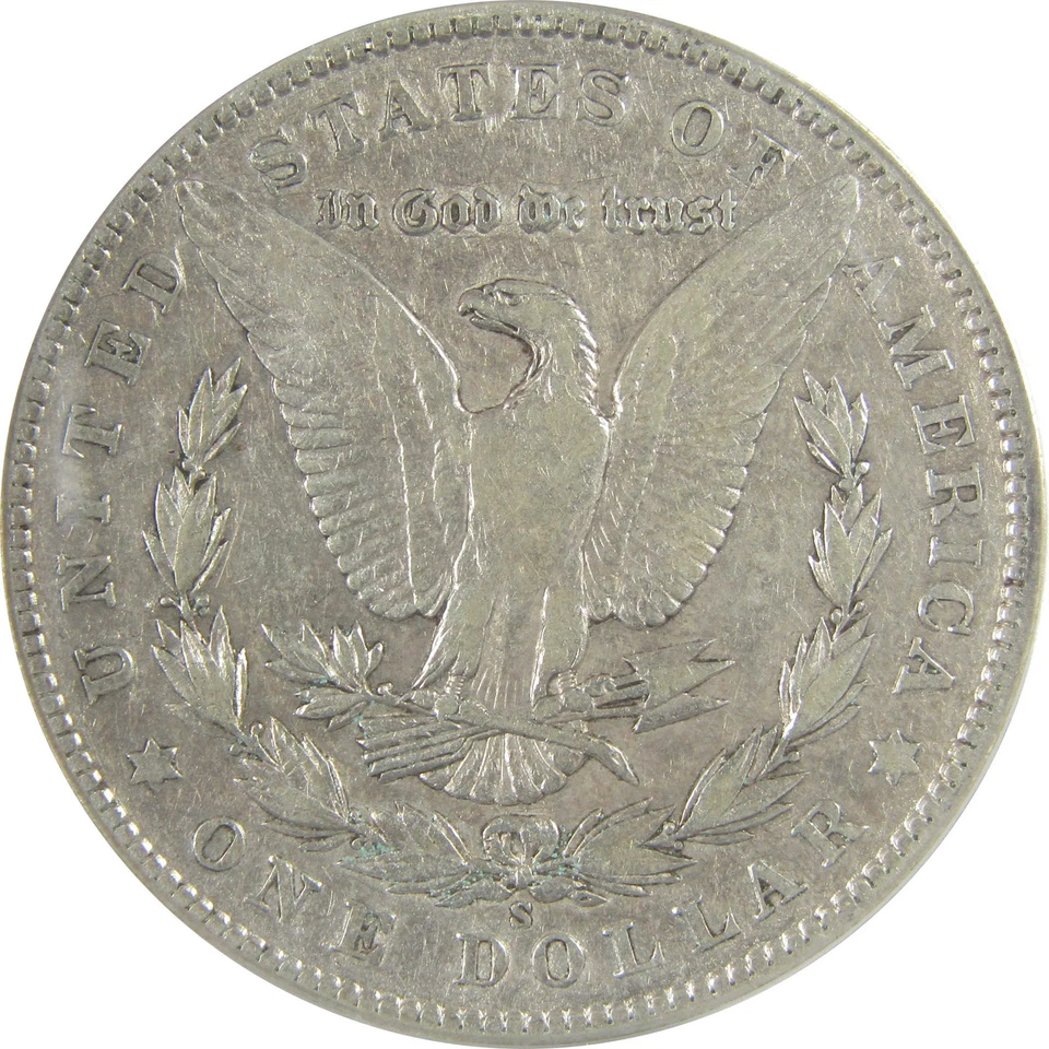 1902 S Morgan Dollar VF 30 Details ANACS Silver $1 Coin SKU:I21687 - Image 4 of 4