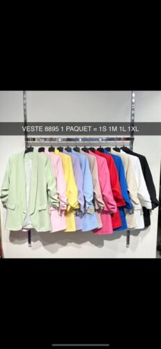 Womens Ruched Sleeve Fully Lined Blazer Collared Casual Ladies Formal Jacket Top - Picture 2 of 13