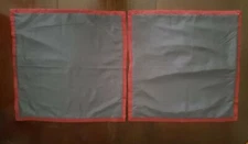 Home Expressions By JCPenney Euro Pillow Shams 25" X 25" Gray / Burgundy 2 Each 