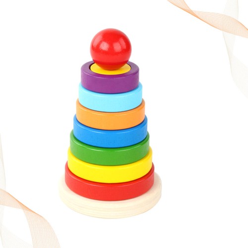 Regenbogen-Hochhäuser Bausteine Spielzeug Bildungsspielzeug Kind boutiques