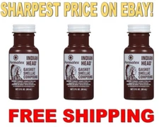 Permatex 20539 Indian Head Gasket Shellac Compound (3 each) 2 oz bottles