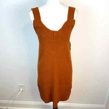 Energie Sleeveless Sweater Dress In Orange Size Medium NWT