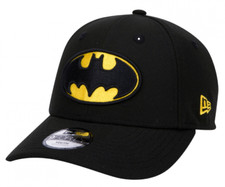 Youth Batman Classic Logo DC Comics  9Forty Adjustable Hat Cap Black