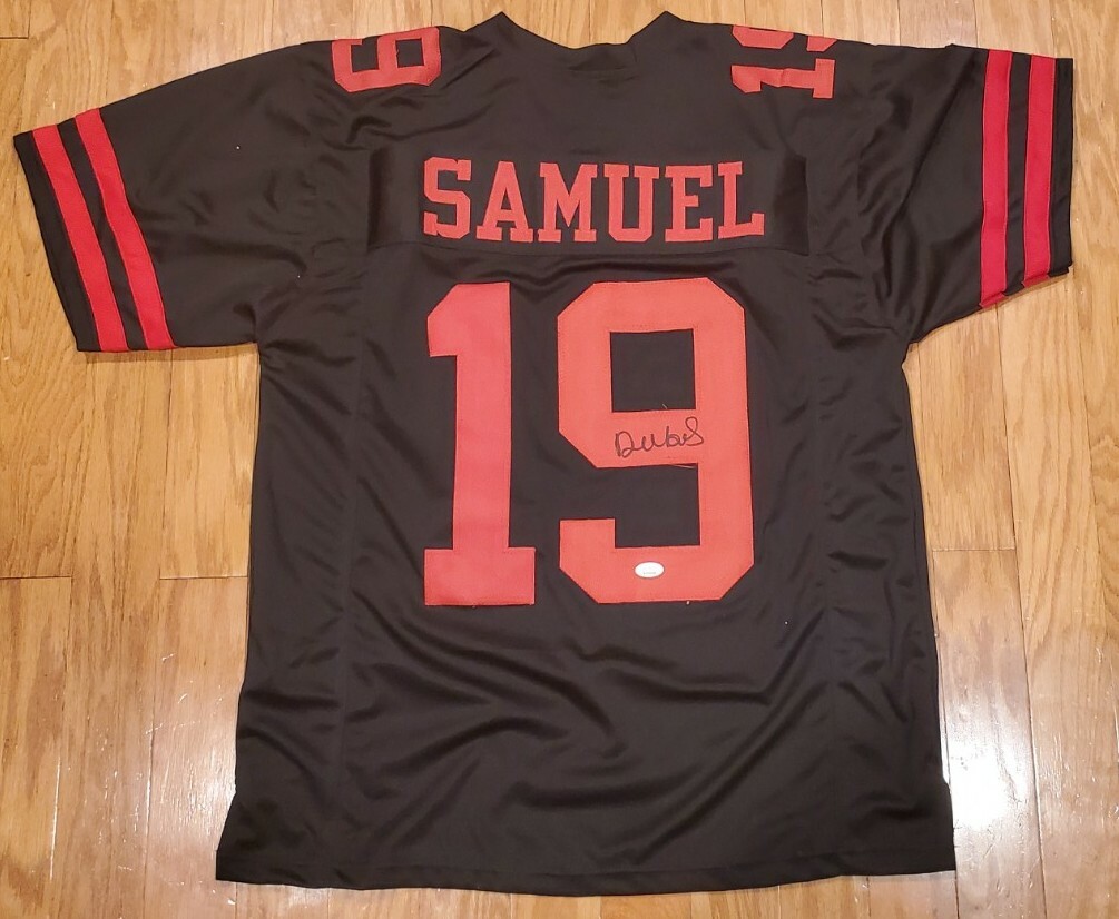 MAILLOT SIGNÉ DÉDICACÉ SAN FRANCISCO 49ERS DEEBO SAMUEL JSA COA
