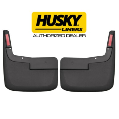 HUSKY 58521 Mud Guards Front Mud Flaps No Drilling for 21-26 Ford F150 NO Flares