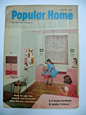 Popular Home Magazine Your How-to-do-it Magazine Late Fall 1956 issue Vintage