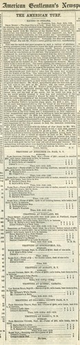 AMERICAN GENTLEMAN'S NEWSPAPER CHRONICLE OF THE TURF FIELD SPORTS AND THEATRE - Picture 2 of 12