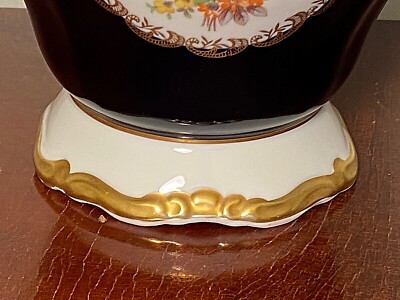 ワイマール　WEIMAR 金彩コバルトブルー フラワー　プレート4枚セット Weimar Porcelain Germany | eBay