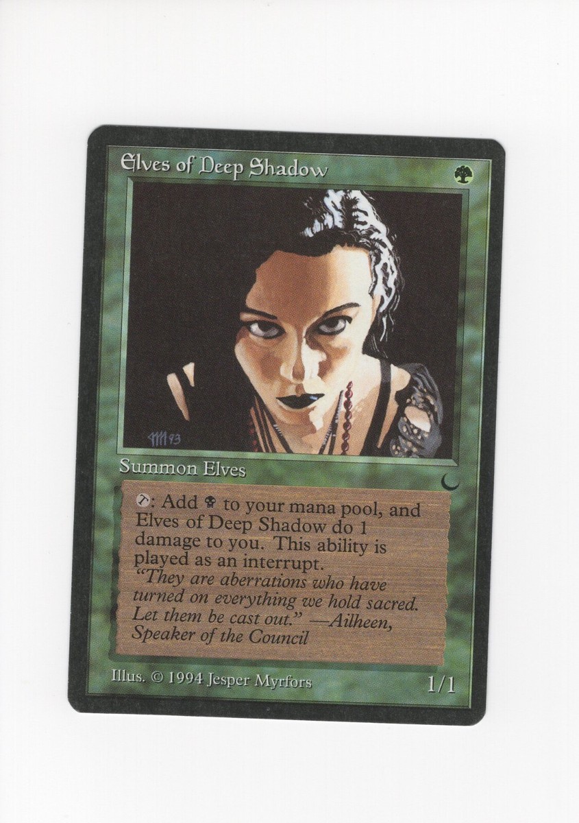 Elves of Deep Shadow The Dark NM- MTG Magic the Gathering g | eBay