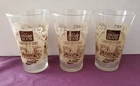1993 Vintage Chick-Fil-A Dwarf House Coca-Cola 12oz Drinking Glass Rare Lot of 3