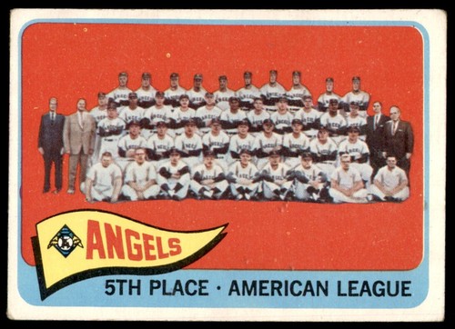 1965 Topps #293 Los Angeles Angels Team VG-VG/EX