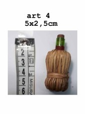 MINIATURA PRESEPE  2 FIASCHI VINO 1pz MINUTERIE NATALE  S.GREGORIO ARMENO 