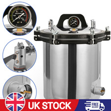 18L Dental Autoclave Sterilizer Steam Sterilize Hospital Lab Tools Disinfection