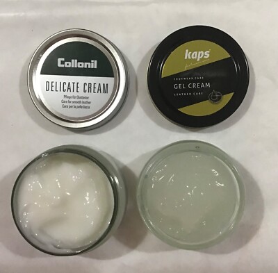 Zarte Gel Creme Lederpflege verschiedene Marken kostenloser UK-Versand