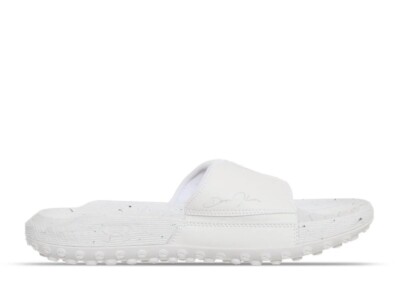 Under Amour Project Rock Slide Sandals White‎ Men\'s Size 8 3023762 101 $65 Mens Size 9 | Under Armour Project Rock White Slides  main image 4