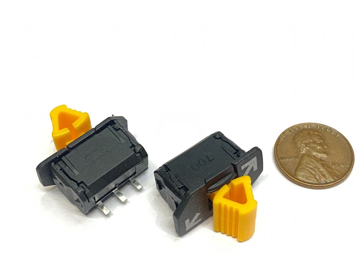 2x yellow turn signal Car motorcycle Indication rocker switch 3