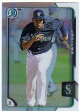 2015 Bowman Draft Chrome Prospect Refractor #63 Jordy Lara Mariners