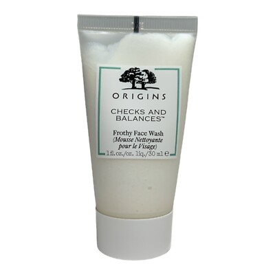 Origins Checks And Balances Frothy Face Wash 1 fl oz Cleanser Deluxe Travel Size