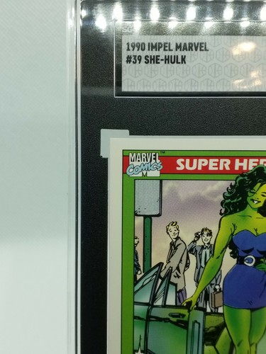 1990 Impel Marvel Universe Series 1 She-Hulk #39 SGC Graded 10 - Imagen 5 de 10