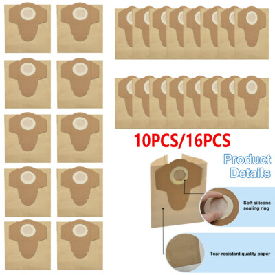 10Pcs/16Pcs 20L Dust Bags Set Replacement For Einhell Wet and Dry Vacuum Cleaner