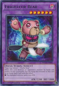 Frightfur Bear - NECH-EN046 - Rare - 1st Edition x3 - Lightly Played