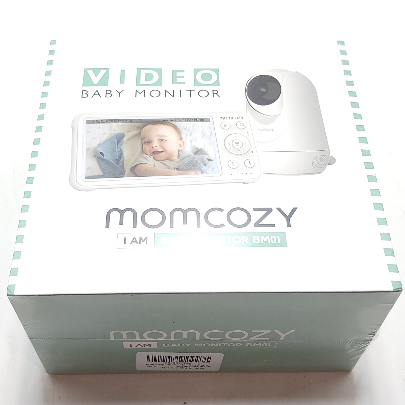 Momcozy Video Baby Monitor, 1080P 5" HD Baby Monitor With Camera And Audio, Infrared Night Vision, 5000mAh Battery, 2-Way Audio, Wide-angle View Temperature Sensor Lullabies