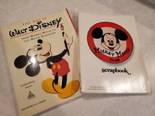 ART of WALT DISNEY 1975 / MICKEY MOUSE CLUB SCRAPBOOK 1975 Paperbacks - Vintage