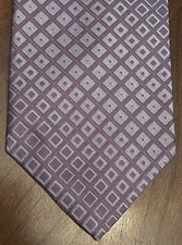 Kenneth Cole New York Purple 100% Silk Men’s Neck Tie Made In USA