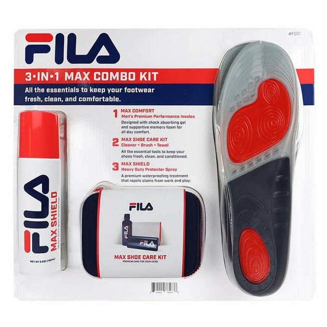 Fila 3in1 Max Combo Shoe Care Kit eBay