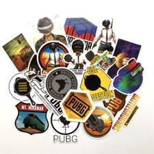 PUBG Decal Stickers Random Assorted Lot Of 29 Pieces GREAT SET