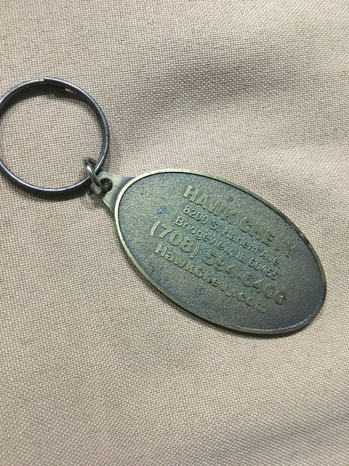 Chevy Hawk Bridgeview Key Keychain Preowned 🔥🔥 eBay