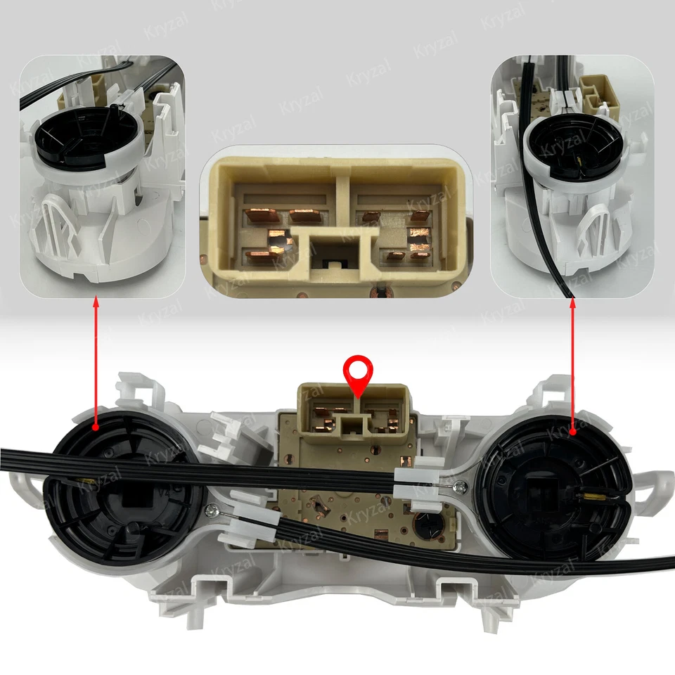 AC Heater Control Unit Panel Switch for Toyota Hilux N70 Workmate SR SR5 05-11  - image 4 of 4