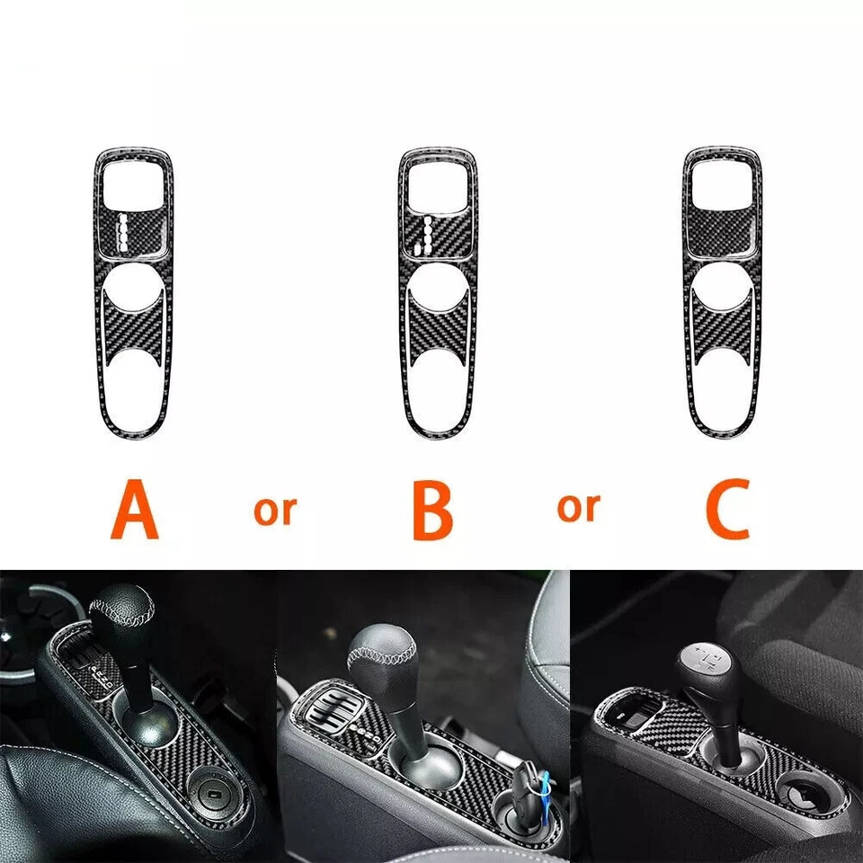 40Pcs Real Carbon Fiber Kits Whole Interior Trim For Smart Fortwo 451 2011-2015 - Image 3 of 4