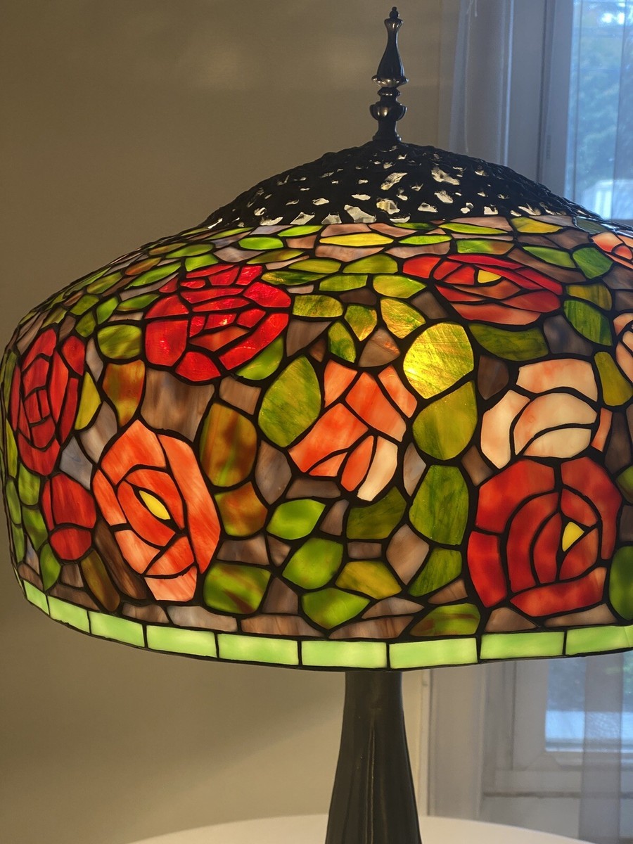 Tiffany Studios Antique Replica Rose Lamp | eBay