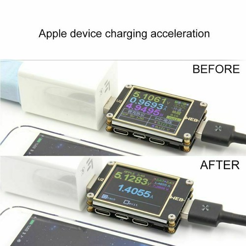 WEB-U2 USB Current / Voltage Meter QC4+ PD3.0 2.0 PPS Fast Charge Protocol Test - Afbeelding 9 van 12