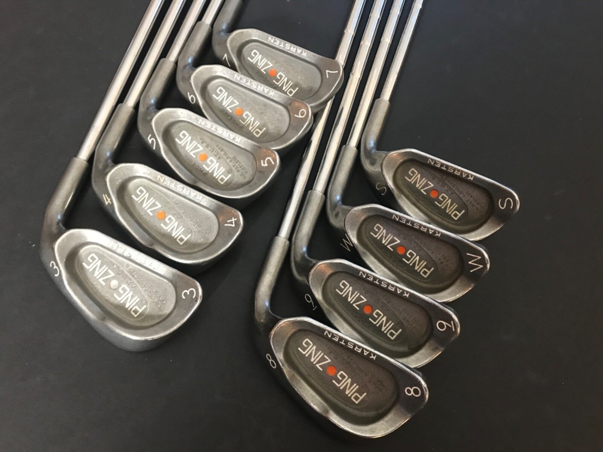 PING ZING Iron Set 3-PW+SW, ORANGE DOT, KT-M Steel Shaft PING ZING Iron Set 3-PW+SW, ORANGE DOT, KT-M Steel Shaft
