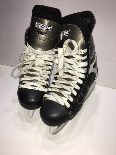CCM NHL 92 Youth Junior Ice Hockey Skates Size 5.5 Black/White - Picture 2 of 12