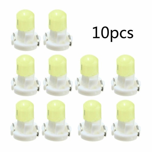 10x Car T3 Neo Wedge LED Instrument Cluster Dash Panel Climate Light Bulbs White - Picture 2 of 10