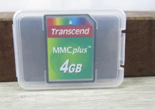 (1 PC) TS1GMMC4 MMCPlus MMC+ TRANSCEND 4GB High Speed Multimedia Card TS4GMMC