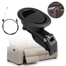 Universal Recliner Replacement Pull Handle Chair Sofa Couch Release Lever +Cable