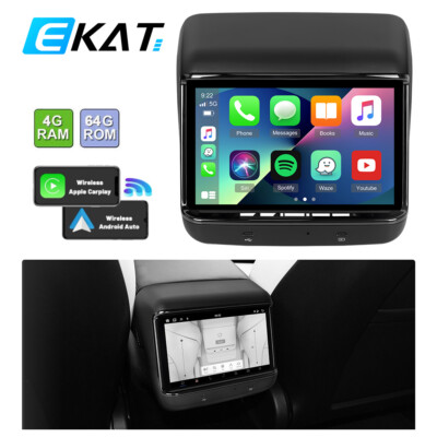 Rear Seat Touch Screen Entertainment System Climate Control for Tesla Model 3 Y
