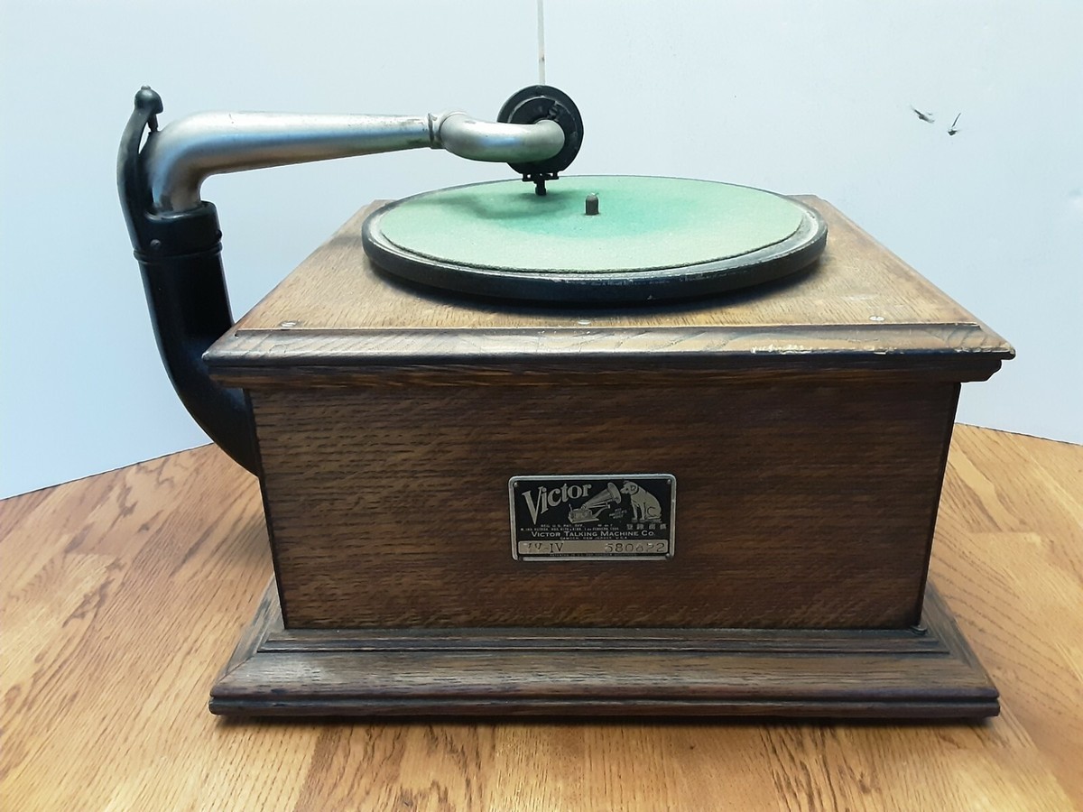 アンティーク 蓄音機 Victor Victrola IV ビクター 卓上型 Victor Victrola Phonograph Model VV IV Talking Machine