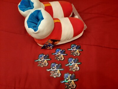 Sonic the Hedgehog 3 - Shoe/Slipper & Stickers Bundle